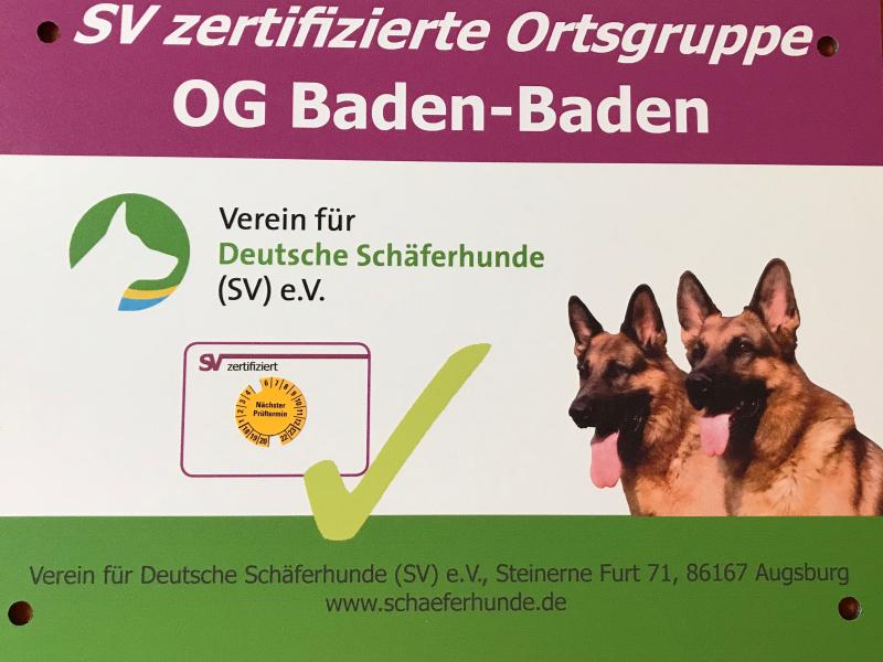 Verein f. Deutsche Schäferhunde OG Baden-Baden